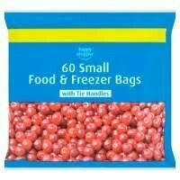 HS Food & Freezer Bags Small x 60