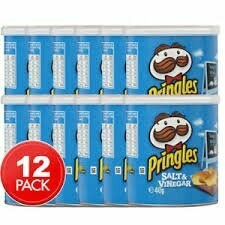 Pringles Salt & Vinegar 12 X 40g