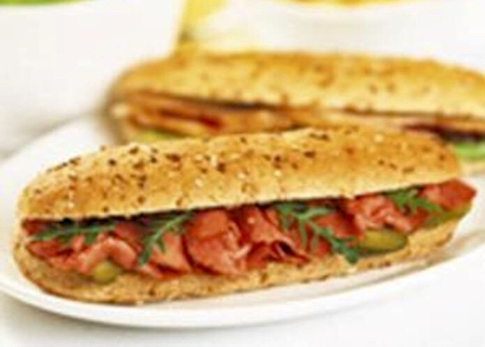 Fully Baked Wholemeal Hoagies FROZEN 54 X 100g