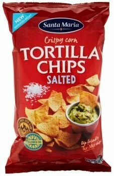 La Mex Lightly Salted Corn Tortilla Chips 12 x 500g