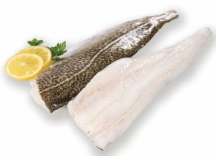 MSC Atlantic IQF Skin-On Boneless Cod Fillets (7-8oz) 1x18