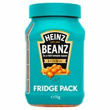 Beans - Heinz Baked Beans Fridge Pack 6 x 1kg