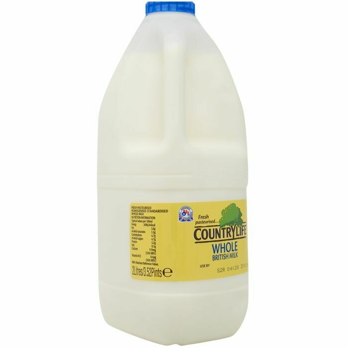 Milk, Fresh Whole Milk (2 litre)