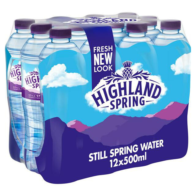 Highland Spring Still Water With Screw Cap 24 x 500ml