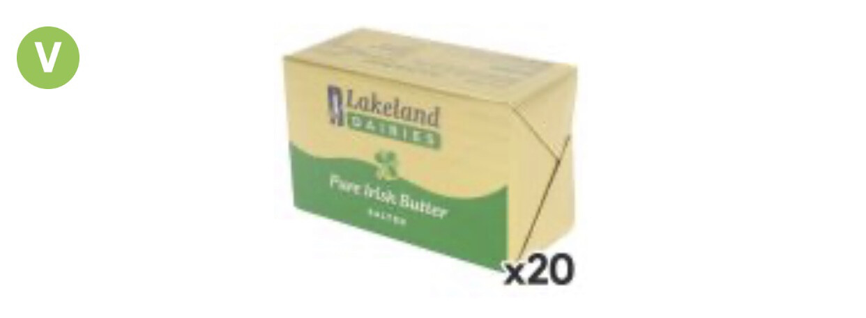 Butter, Lakeland Salted Butter 20 X 250g
