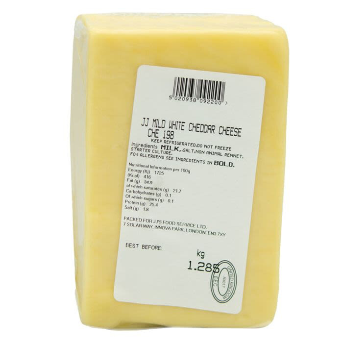 Mild Cheddar Cheese Block 1.25kg