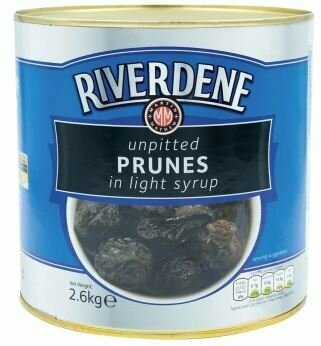 Unpitted Prunes in Syrup 1 x 2.7kg
