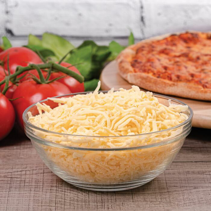 Cheese Grated (80/20) FROZEN Pizza Cheese Blend with Mozzarella/Cheddar 6 X 2kg