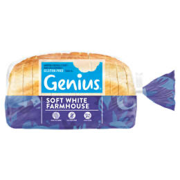 Gluten Free Genius Soft White Sliced Farmhouse Loaf 430g