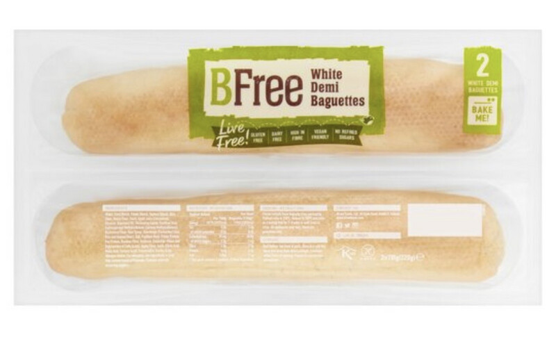 BFree Gluten Free White Demi Baguettes 2 x 110g