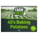 Baking Potatoes 40's 15kg