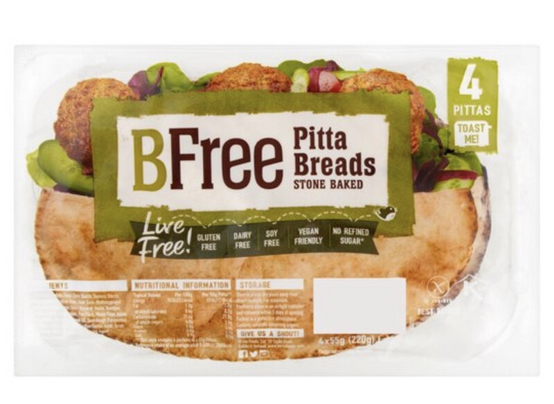 Bfree Stone Baked Pitta Breads X 4