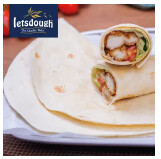 Letsdough 10" Flour Tortilla Wraps 4 x 18