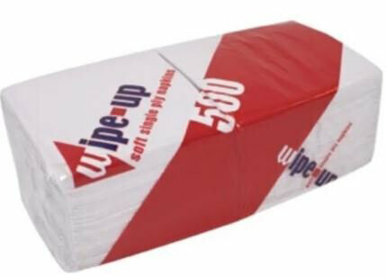 Wipe-Up Soft Serviettes 1Ply & 30cm x 500