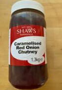 Shaws Caramelised Red Onion Chutney 1.3kg