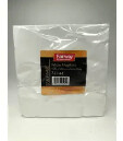 White Napkins 40cm Square, 100 x 2 Ply