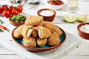 Golden Breaded Stuffed Green Jalapeno Peppers 1kg