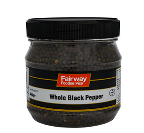 Whole Black Peppercorns 600g
