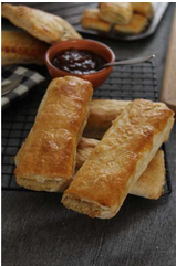 Vegan Sausage Rolls FROZEN Unbaked 6" 40 x 140g