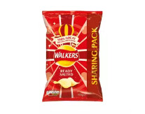 Walkers Ready Salted Family Bag Crisps 6 X 150g