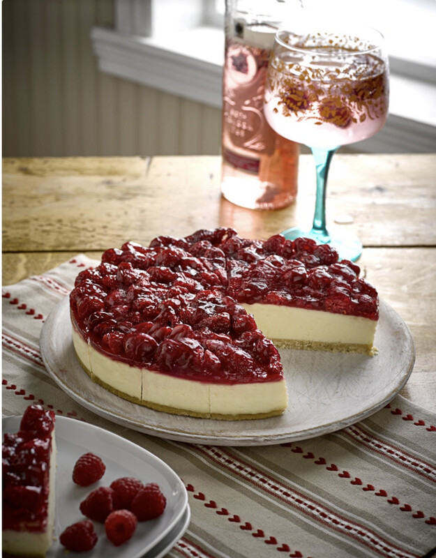 Sidoli Gluten Free Vegan Raspberry Gin Cheesecake 12ptn