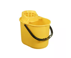 Yellow 12 litre Bucket & Wringer x 1