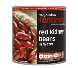 Fontinella Red Kidney Beans in Water 800g