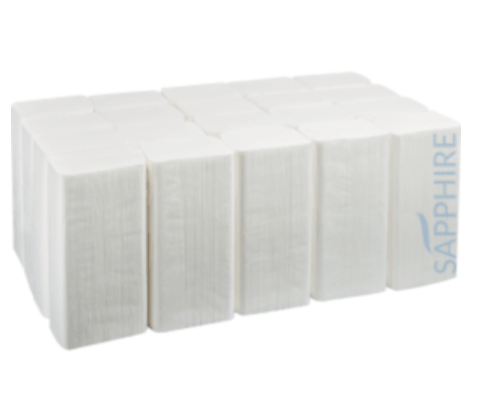 Hand Towel Z Fold White 2ply 12 x 250