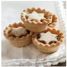 Mini Mince Pies With Star Lid 8 x 9