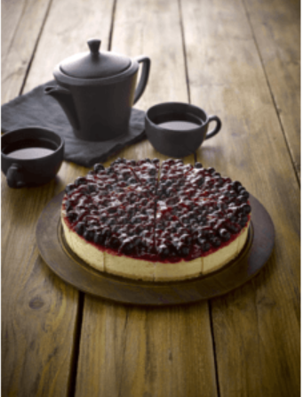 Gluten Free Blackcurrant Prosecco Cheesecake 12 ptn