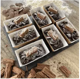 Yule Log Mini Loaf x 8