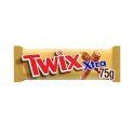 Twix Xtra Milk Chocolate Biscuit Twin Bars 24 x 75g