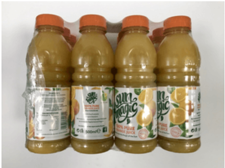 Sun Magic Orange Juice 12 x 500ml