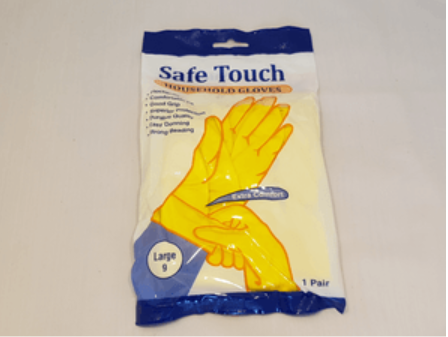 Rubber Gloves Large x 2 pairs