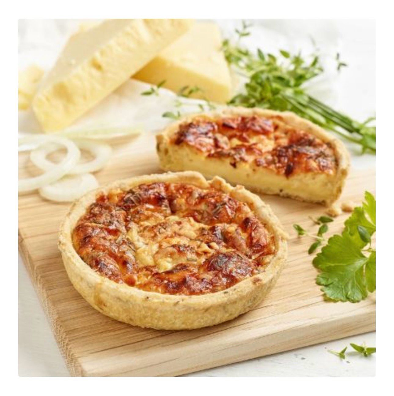 Balsamic Onion & Mature Cheddar Quiche 24 x 145g
