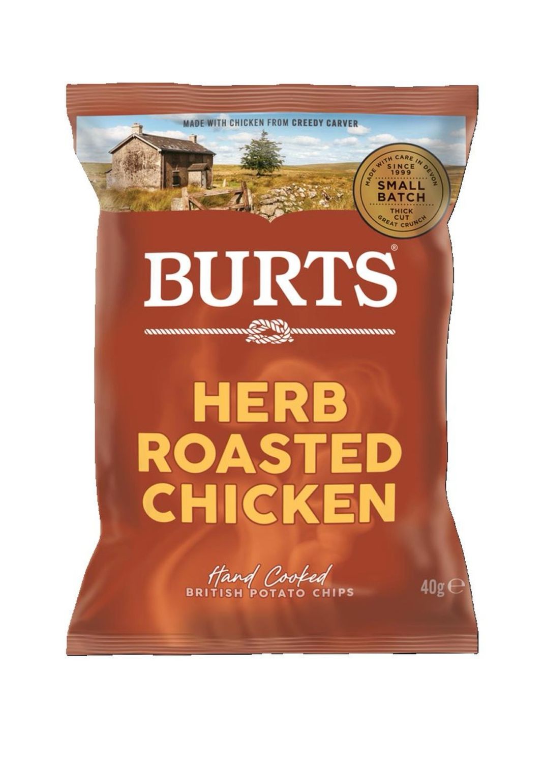 Burts Herb Roasted Chicken Crisps 20x40g