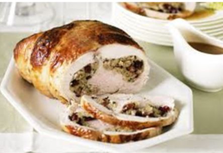 Fresh Turkey Rolled with Cranberry Stuffing Av 5.5kg - Pre Order