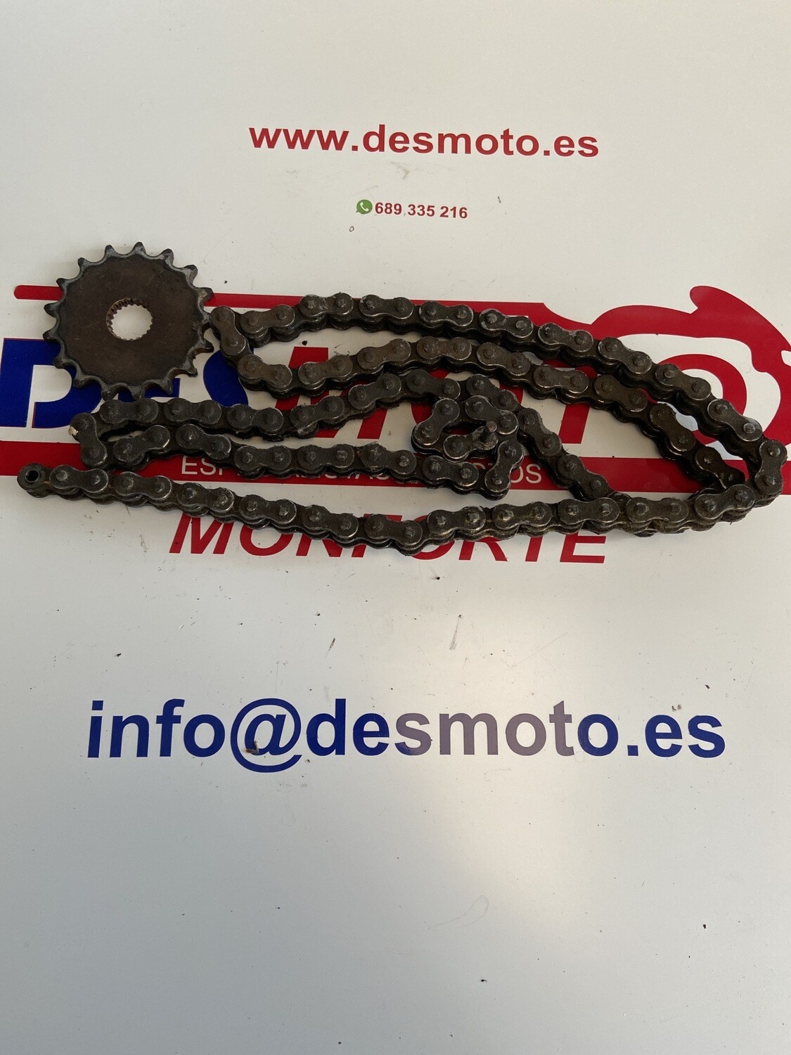 Kit cadena y piñón APRILIA RS 125
