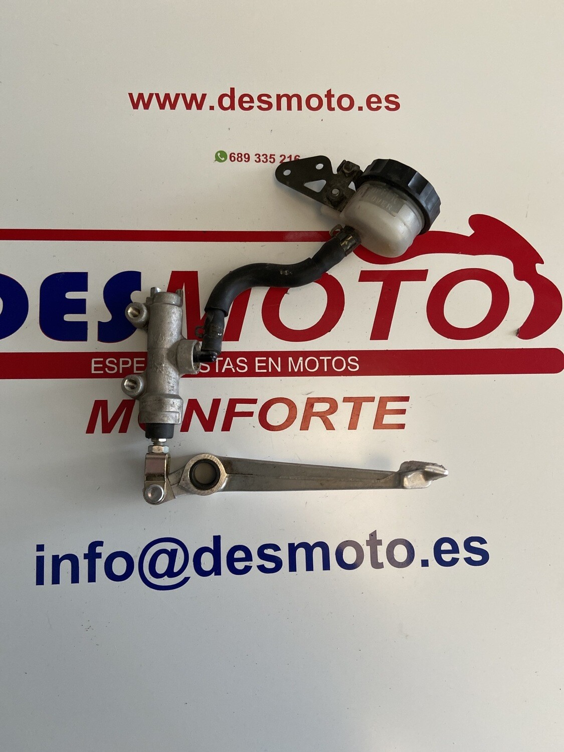 Bomba freno trasera con palanca y botella kawasaki zx 636 r 2005-2006