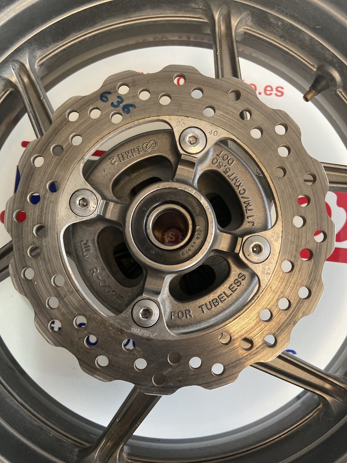 Disco freno trasero kawasaki zx 636 r 2005-2006
