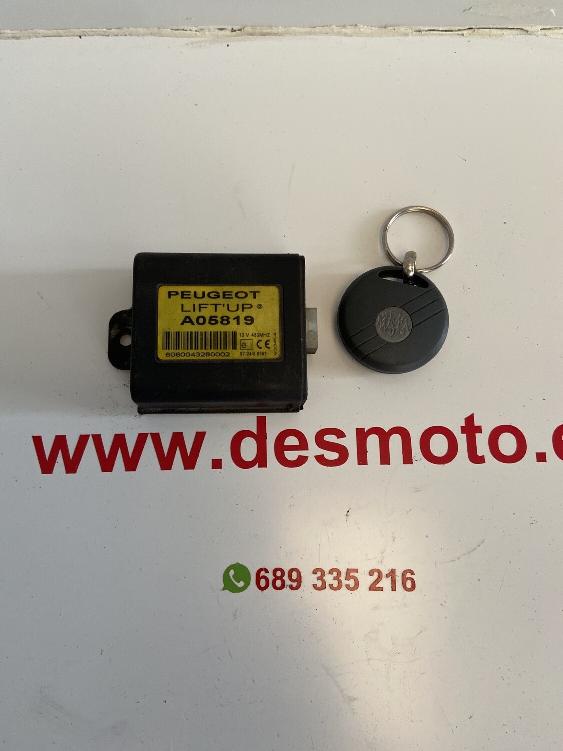 Llave automática apertura asiento PEUGEOT SATELIS 125 2006