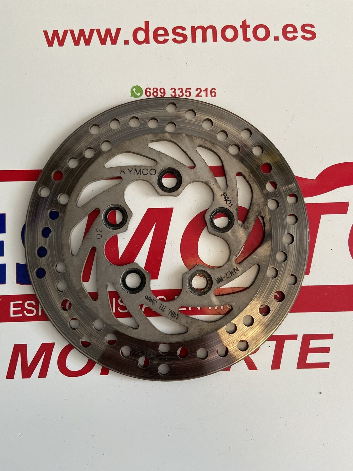 Disco de freno trasero KYMCO GRAND DINK 125 2004