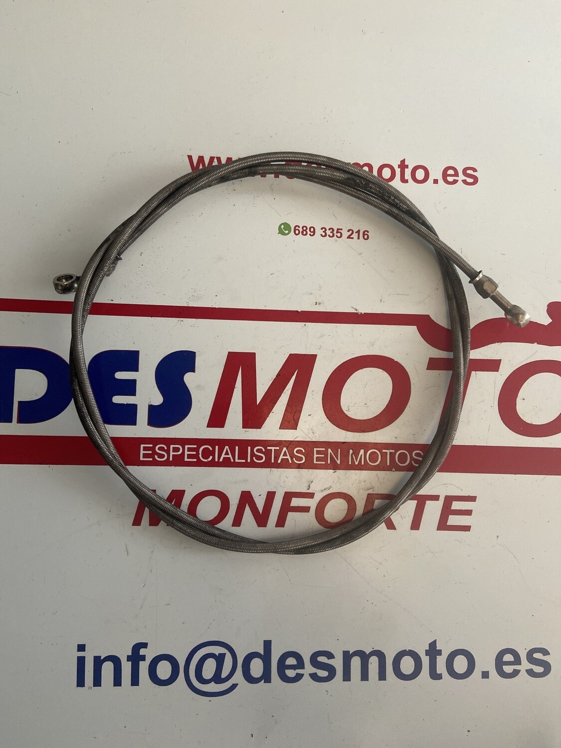 Latiguillo de freno trasero metálico SUZUKI BURMAN 125-150 2003-2006