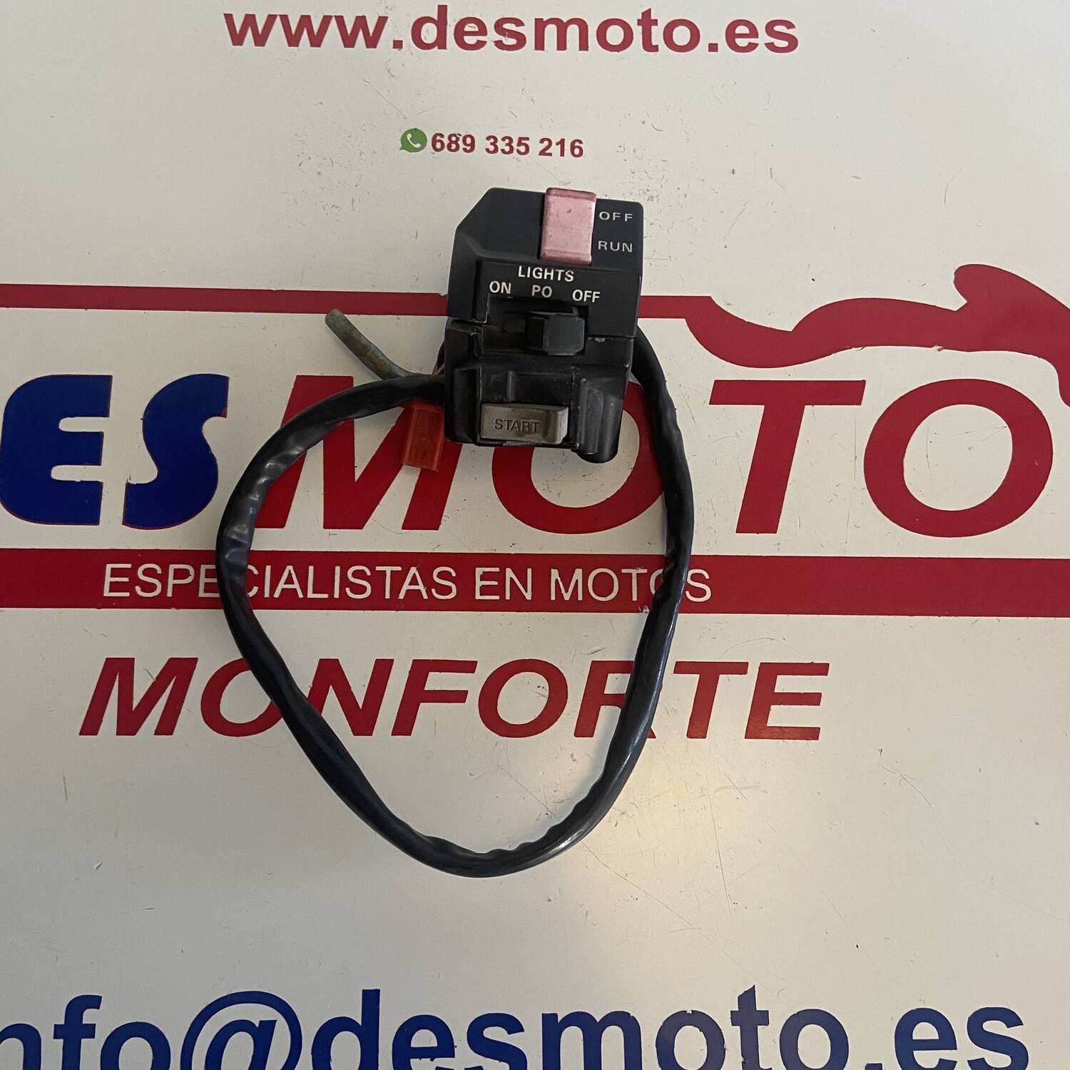 Llave de luces derecha YAMAHA XV 750 VIRAGO 1993