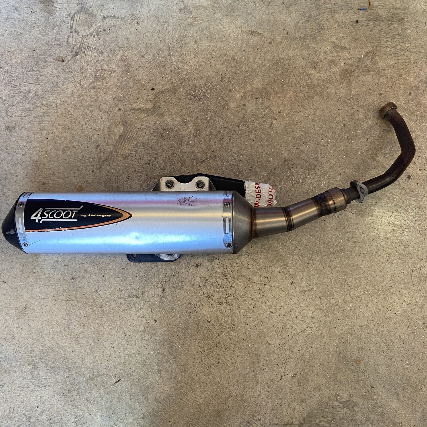 Tubo de escape tecnigas 4SCOOT (homologado) SUZUKI BURMAN 125 2003-2006