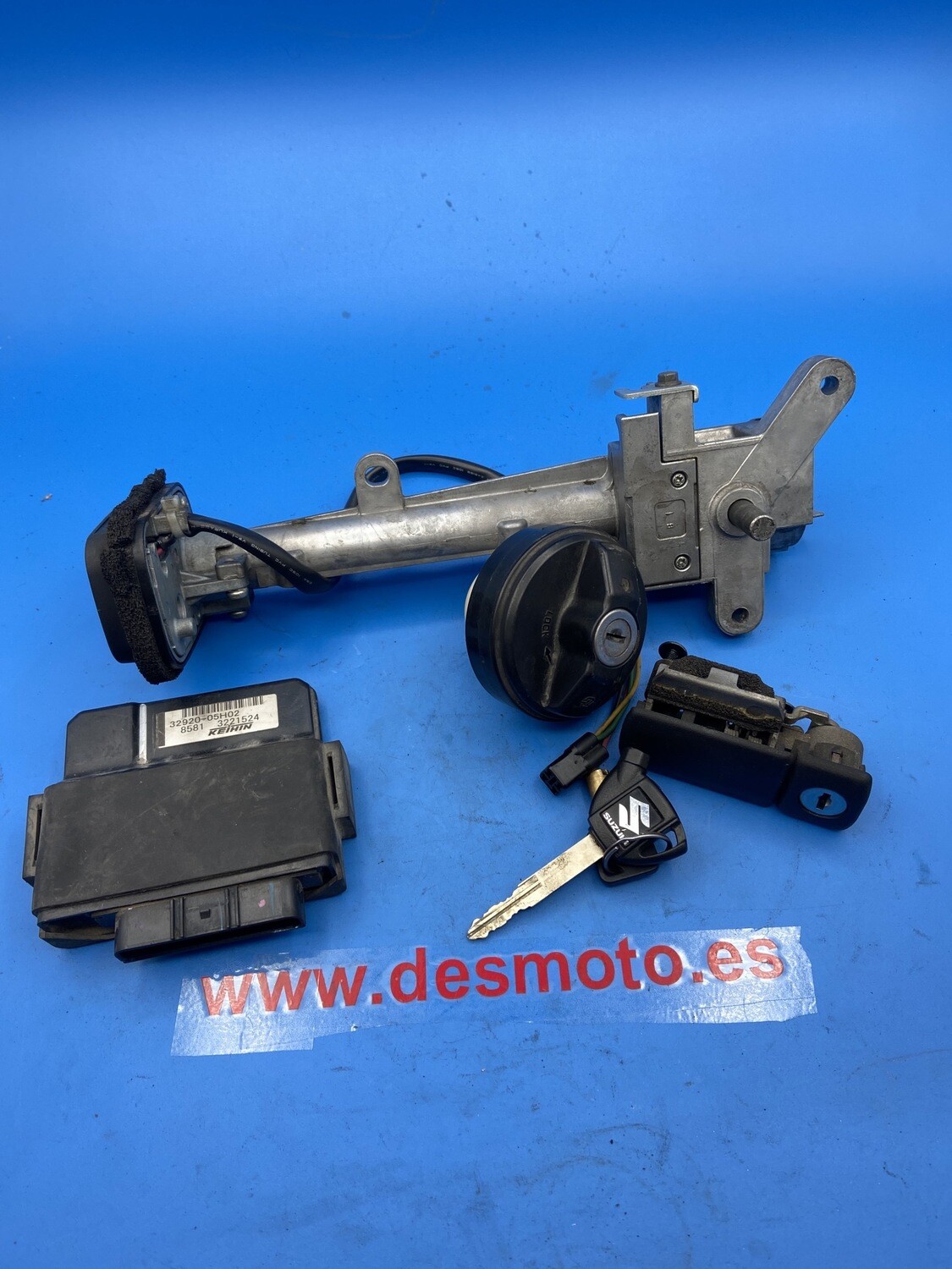 CDI + CERRADURAS SUZUKI BURMAN 250 INYECCION 2007