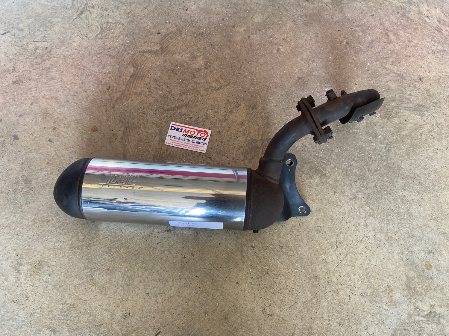 Tubo de escape (SIN HOMOLOGAR) IXIL PEUGEOT SV 125