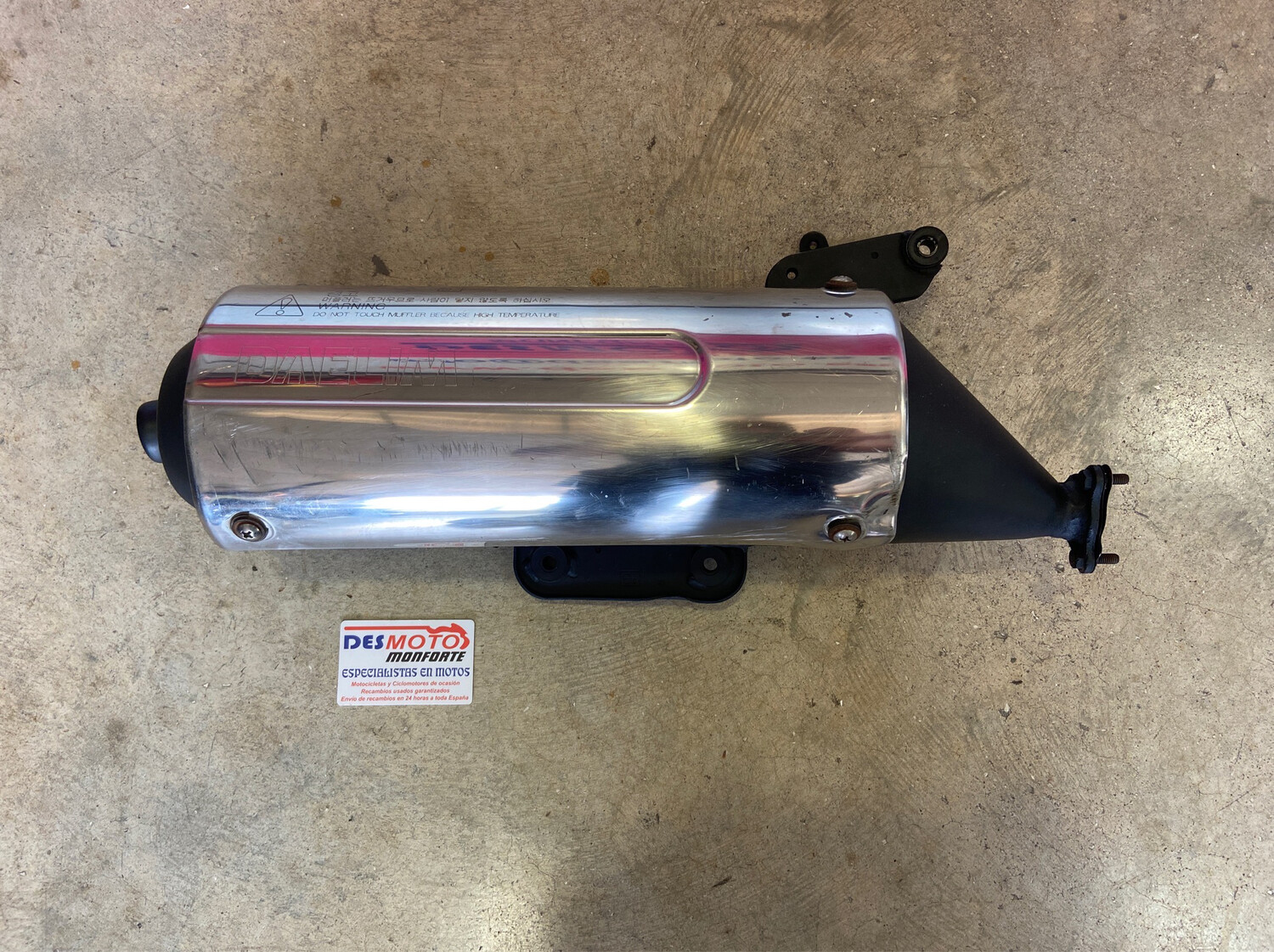 Tubo de escape DAELIM S2 125 CARBURACIÓN