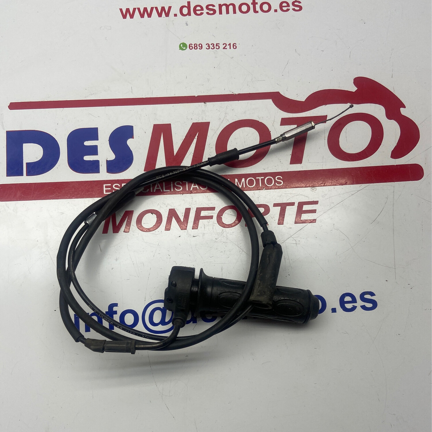 Conjunto puño acelerador con cable YAMAHA NEOS 50 2008-
