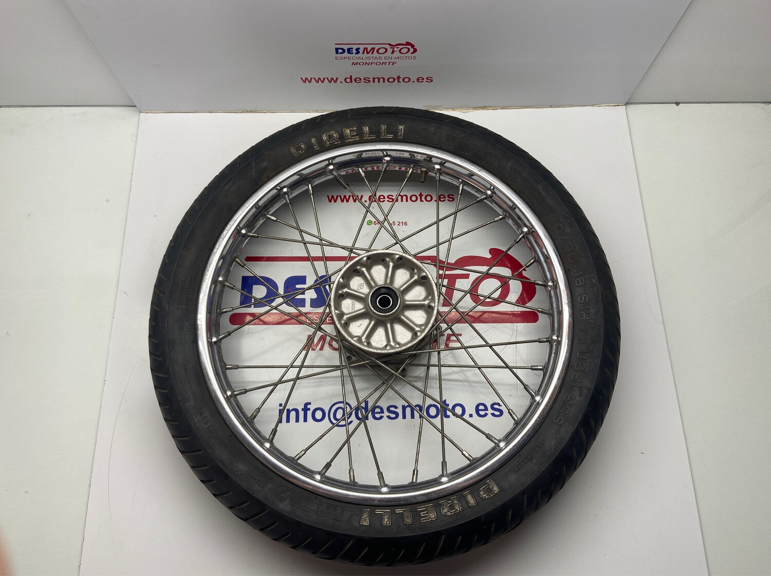 Rueda delantera completa YAMAHA XV 125-250 VIRAGO